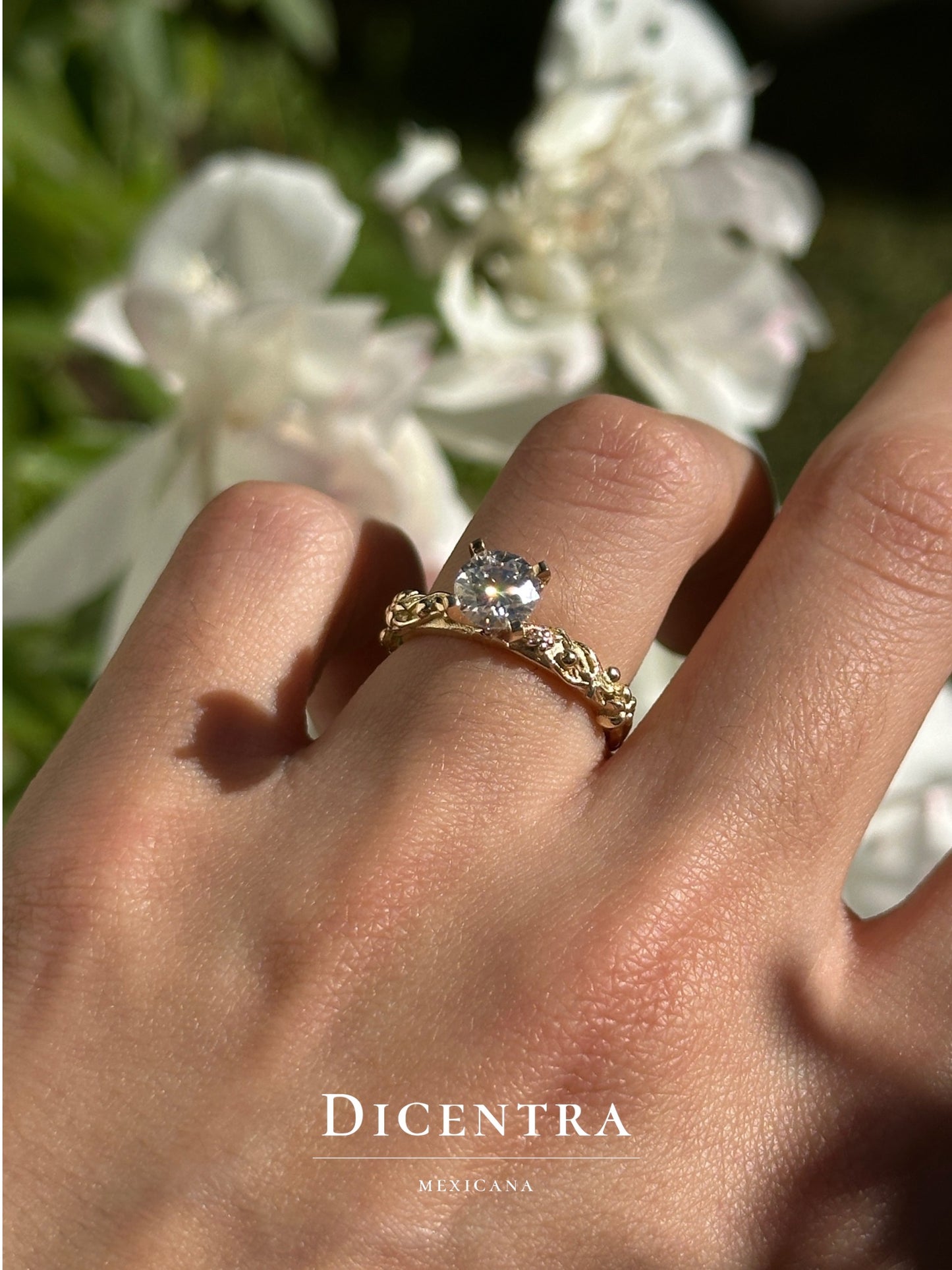 Anillo de compromiso Bosque (Diamante de lab)