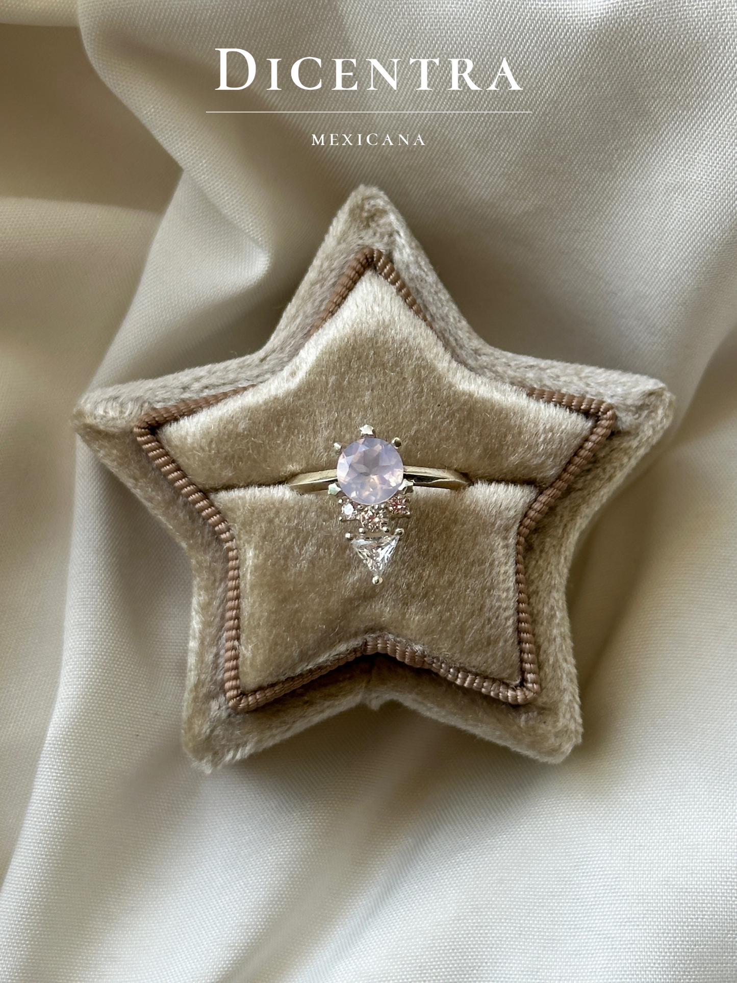 Anillo Kamra Cuarzo Lavanda
