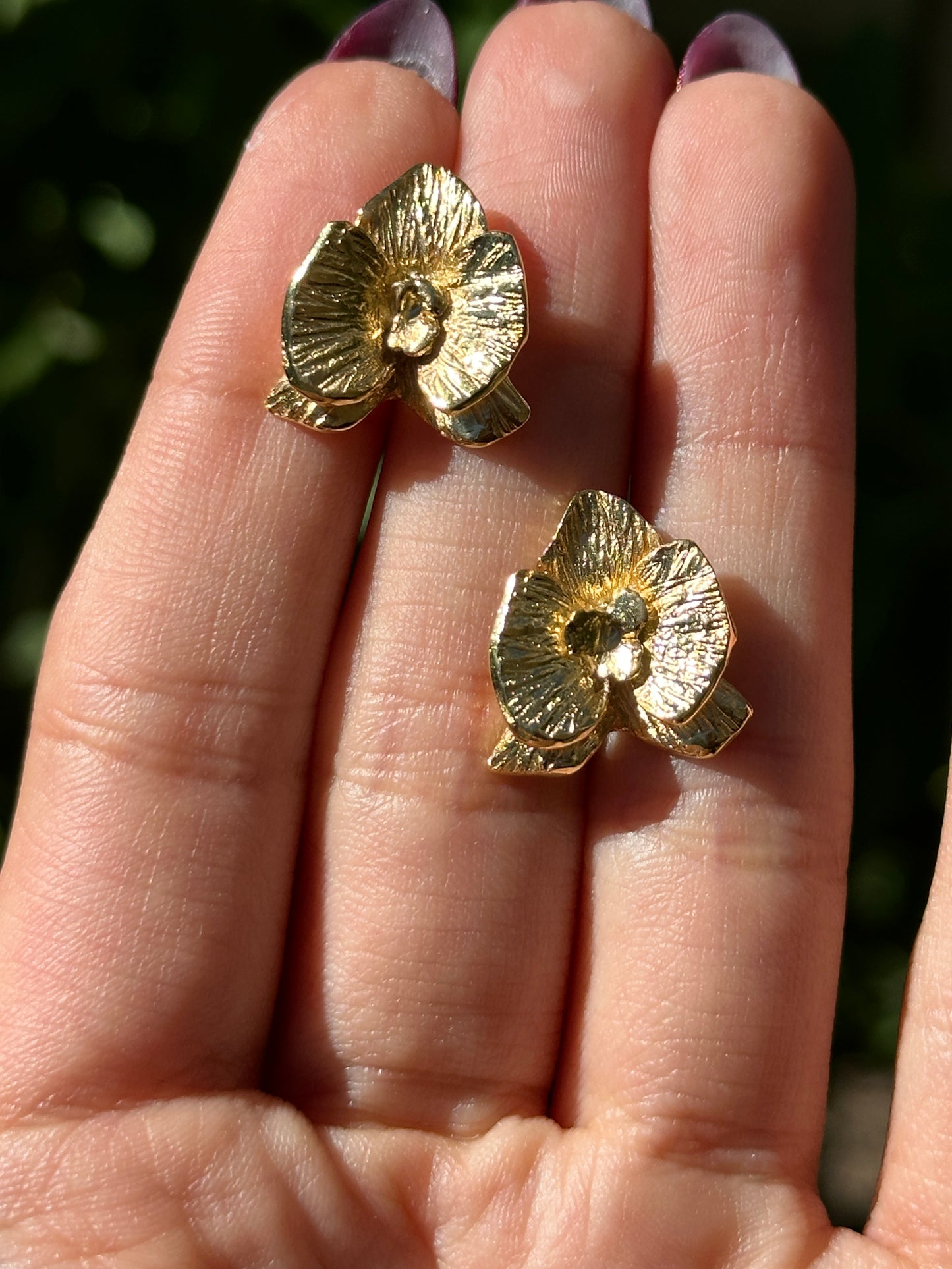 Aretes Orquídea
