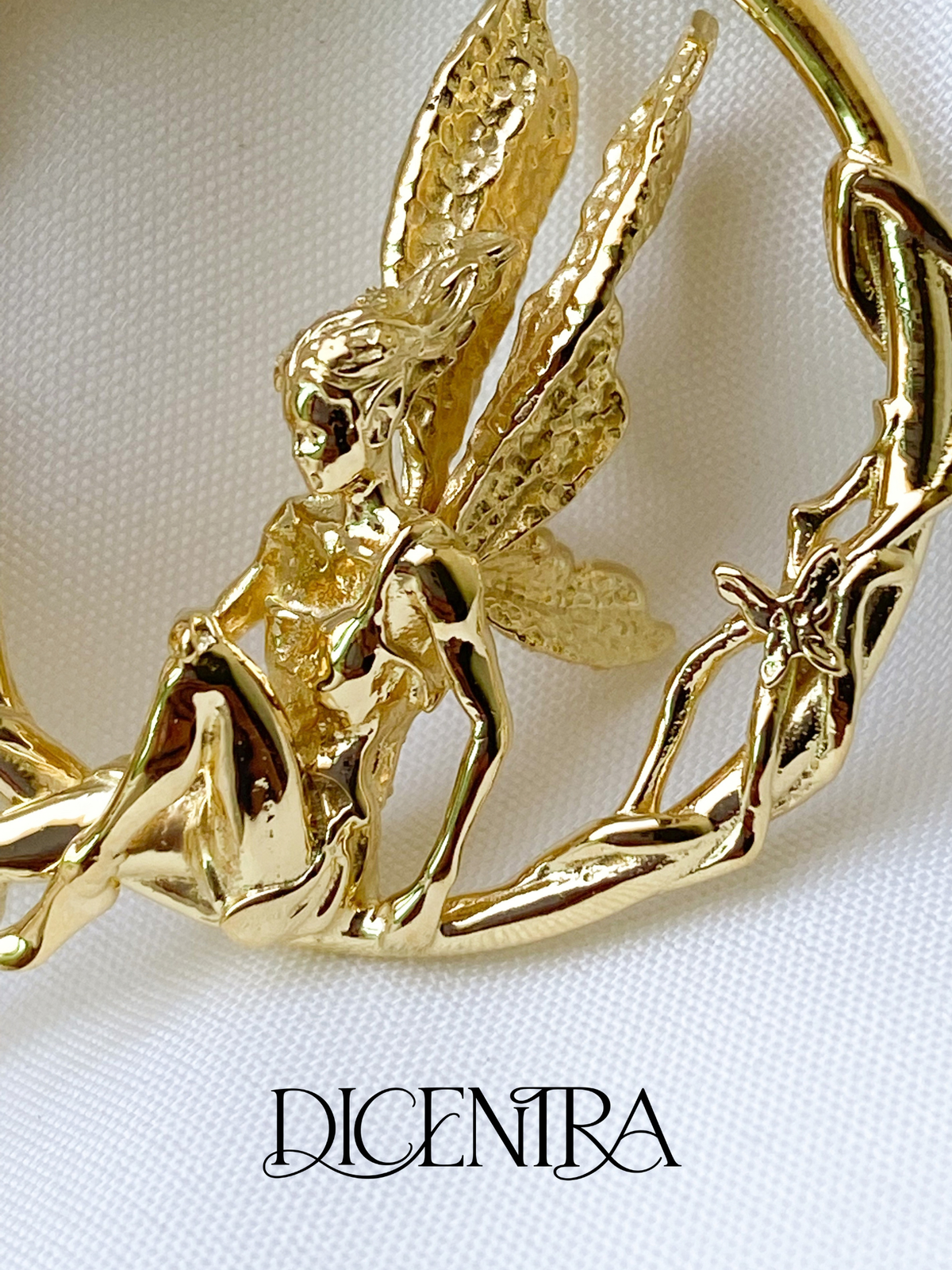 Arracadas Hada Plata .925