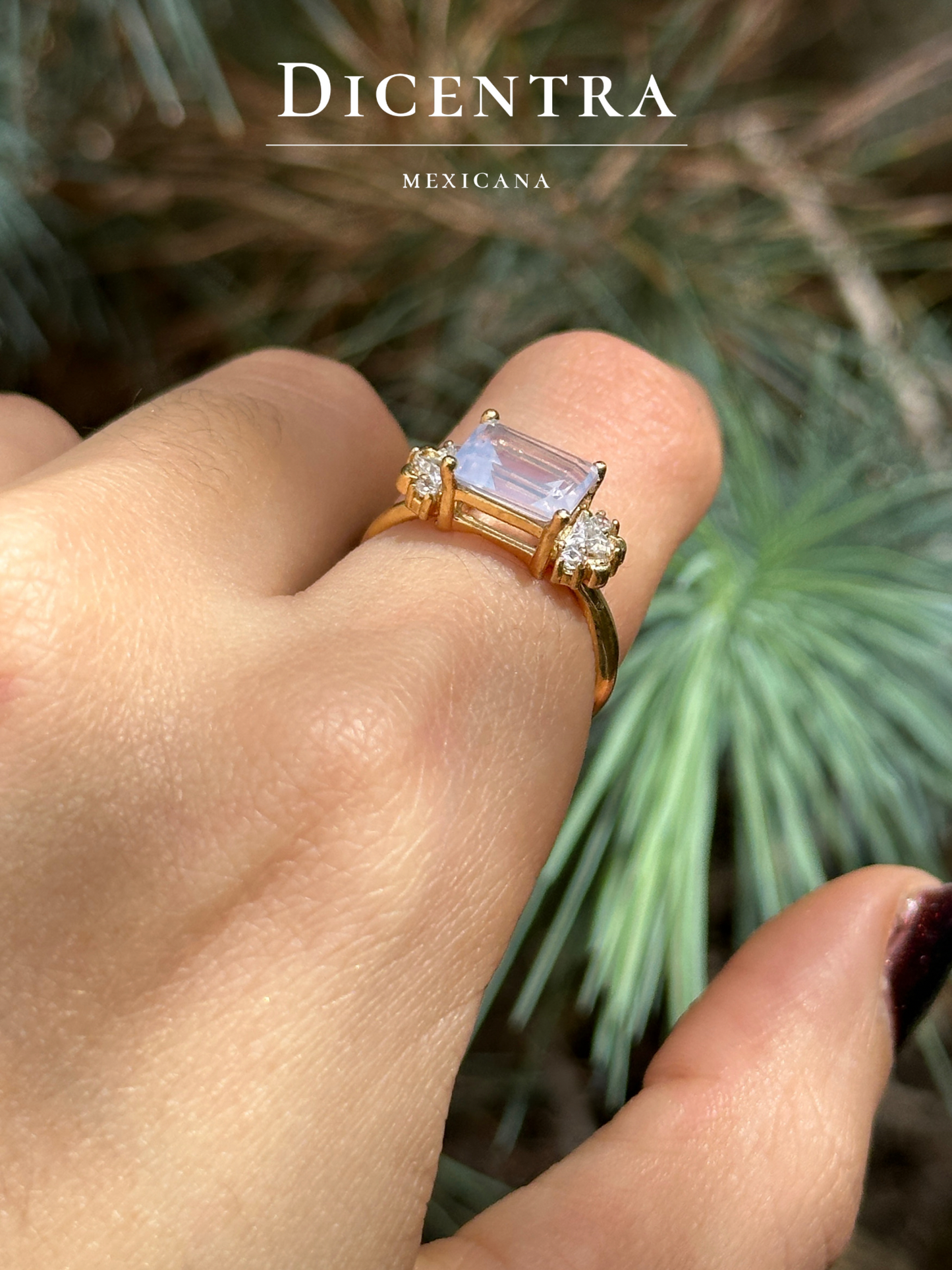 Anillo Lara Cuarzo lavanda