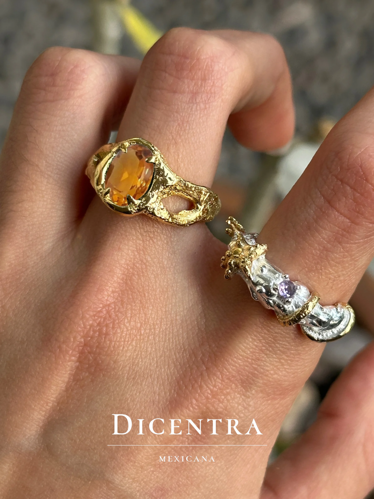 Anillo Kamil Citrino
