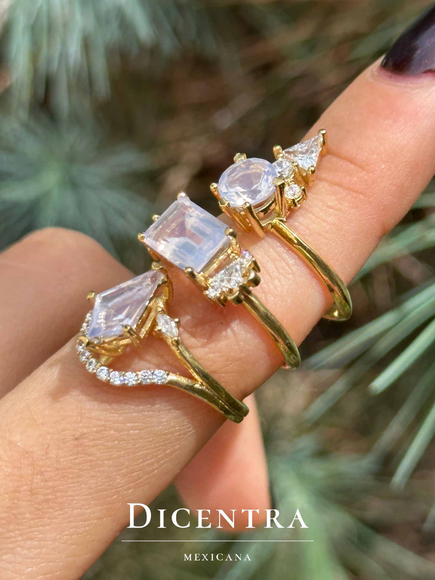 Anillo Lara Cuarzo lavanda