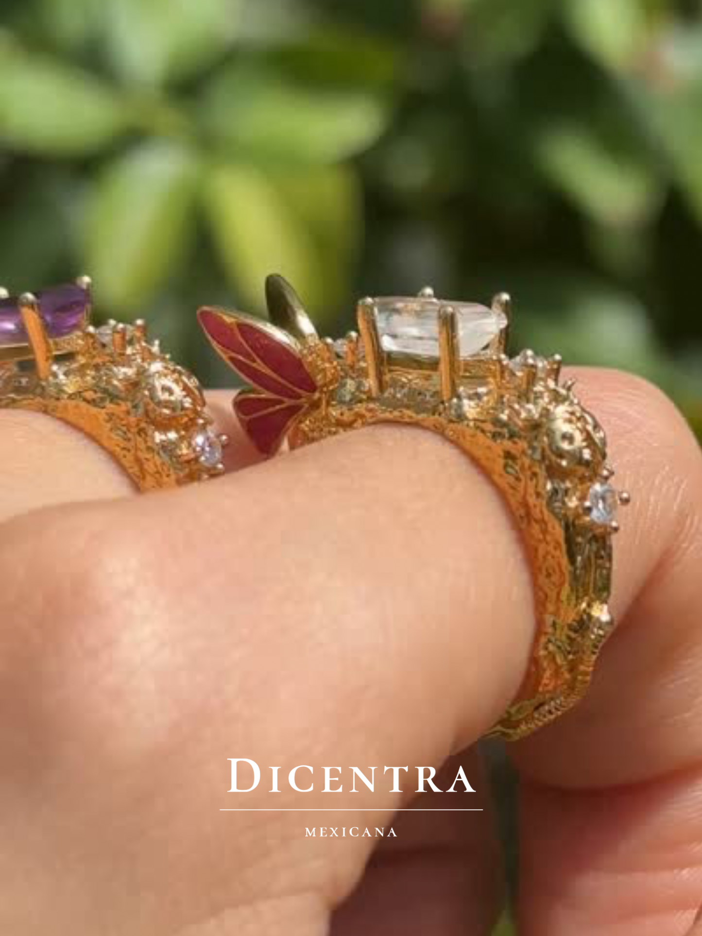 Anillo Mariposa (intervenido)
