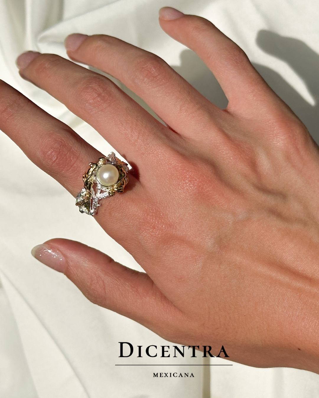 Anillo Sirena Perla (Pre venta)