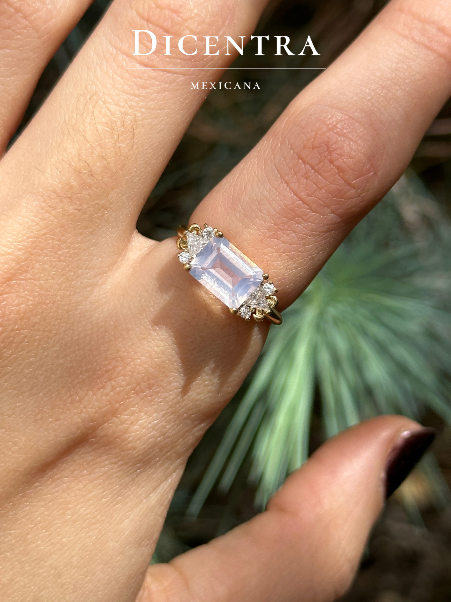 Anillo Lara Cuarzo lavanda