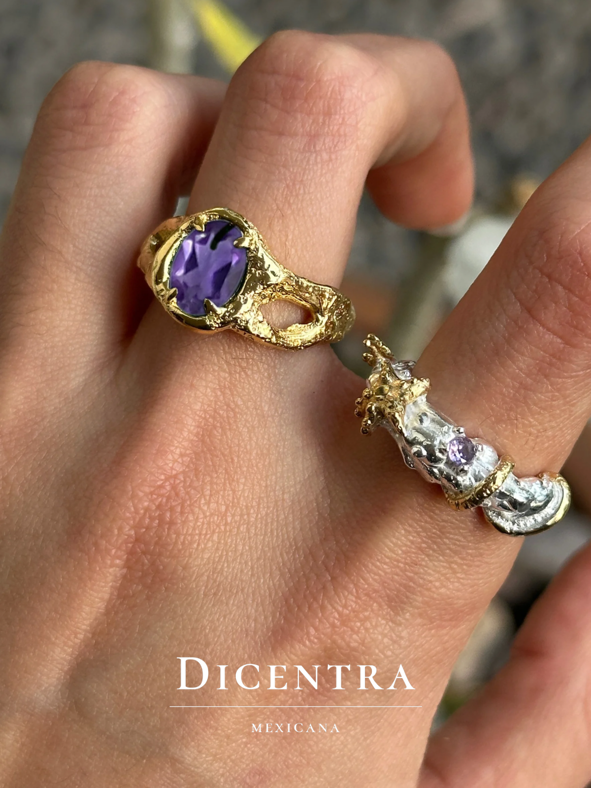Anillo Kamil amatista