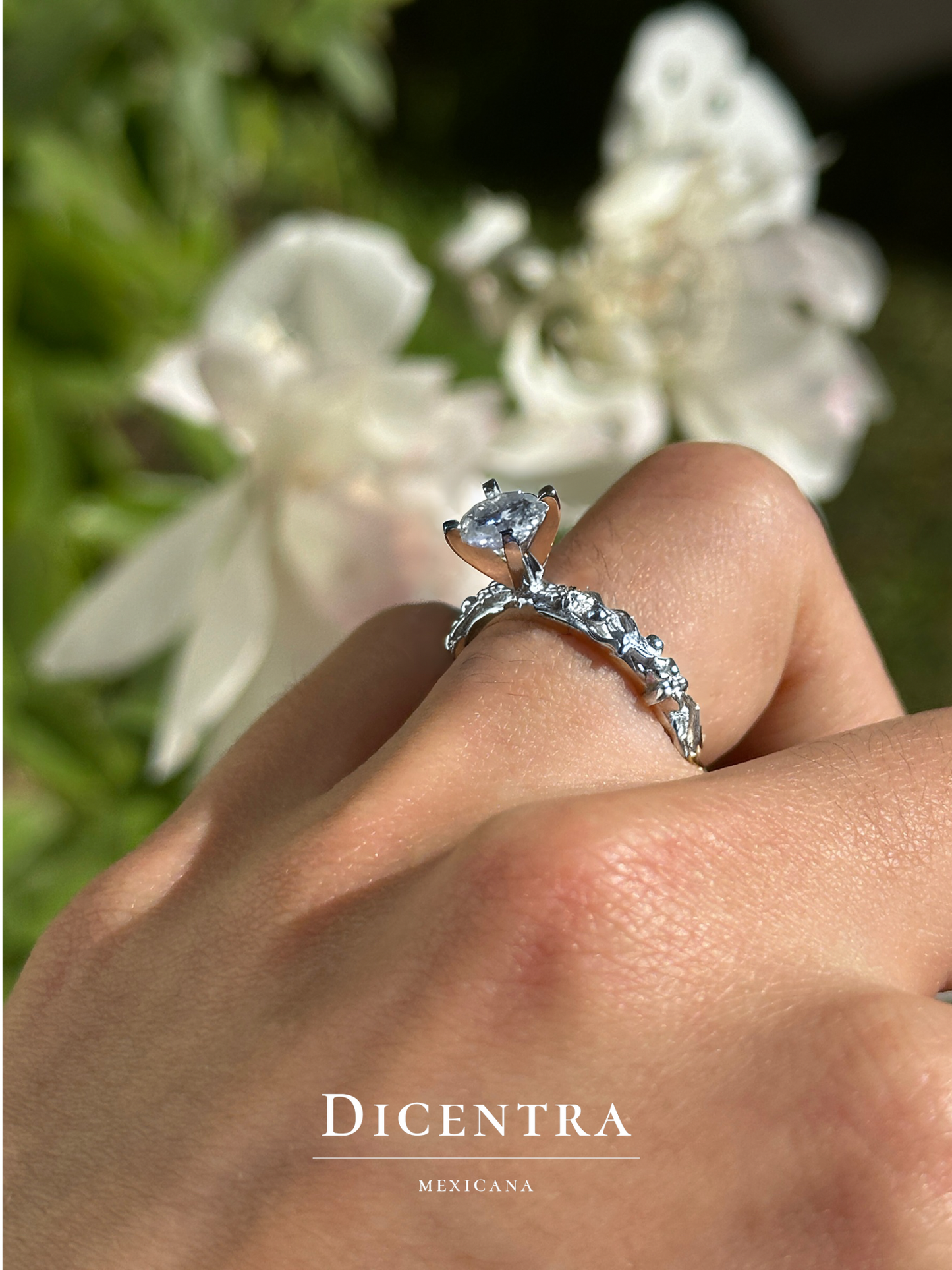 Anillo de compromiso Bosque (Diamante de lab)