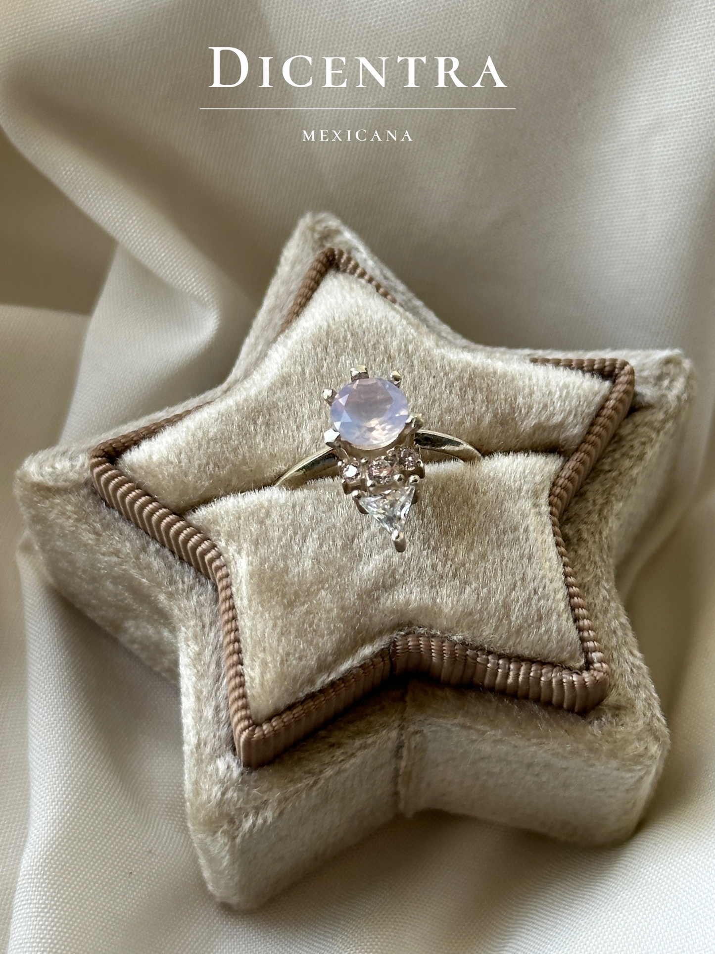 Anillo Kamra Cuarzo Lavanda