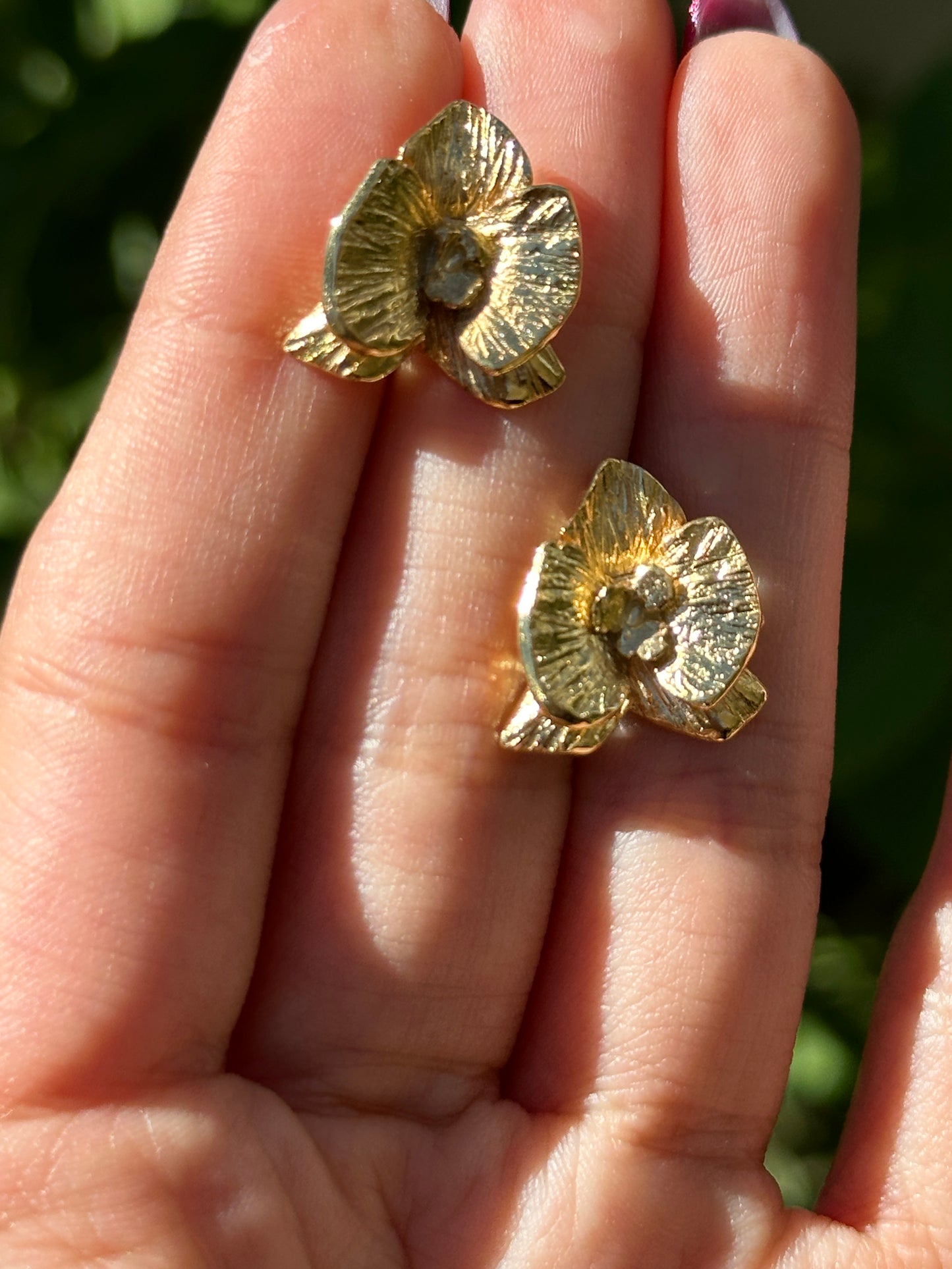 Aretes Orquídea