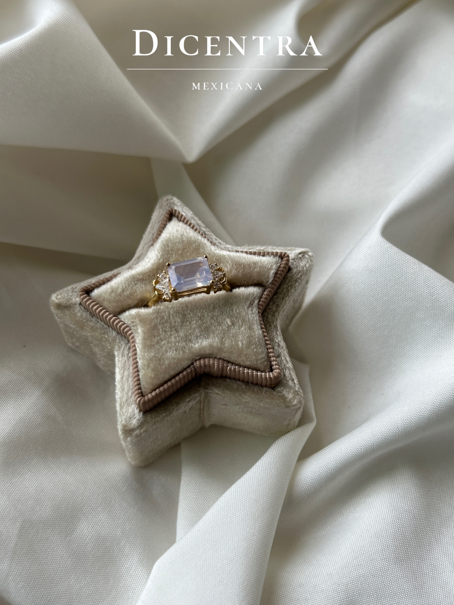 Anillo Lara Cuarzo lavanda