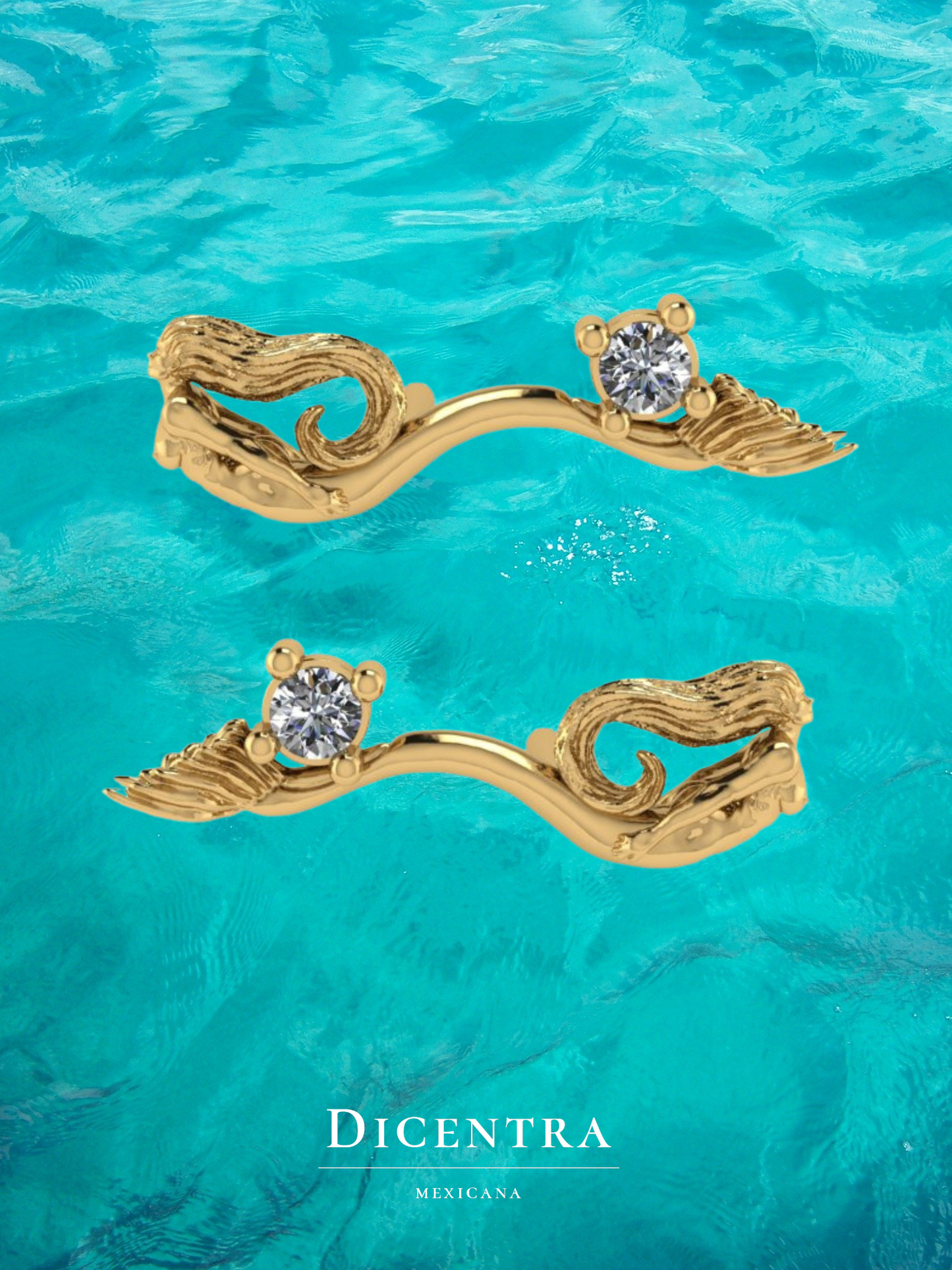 Aretes Sirena