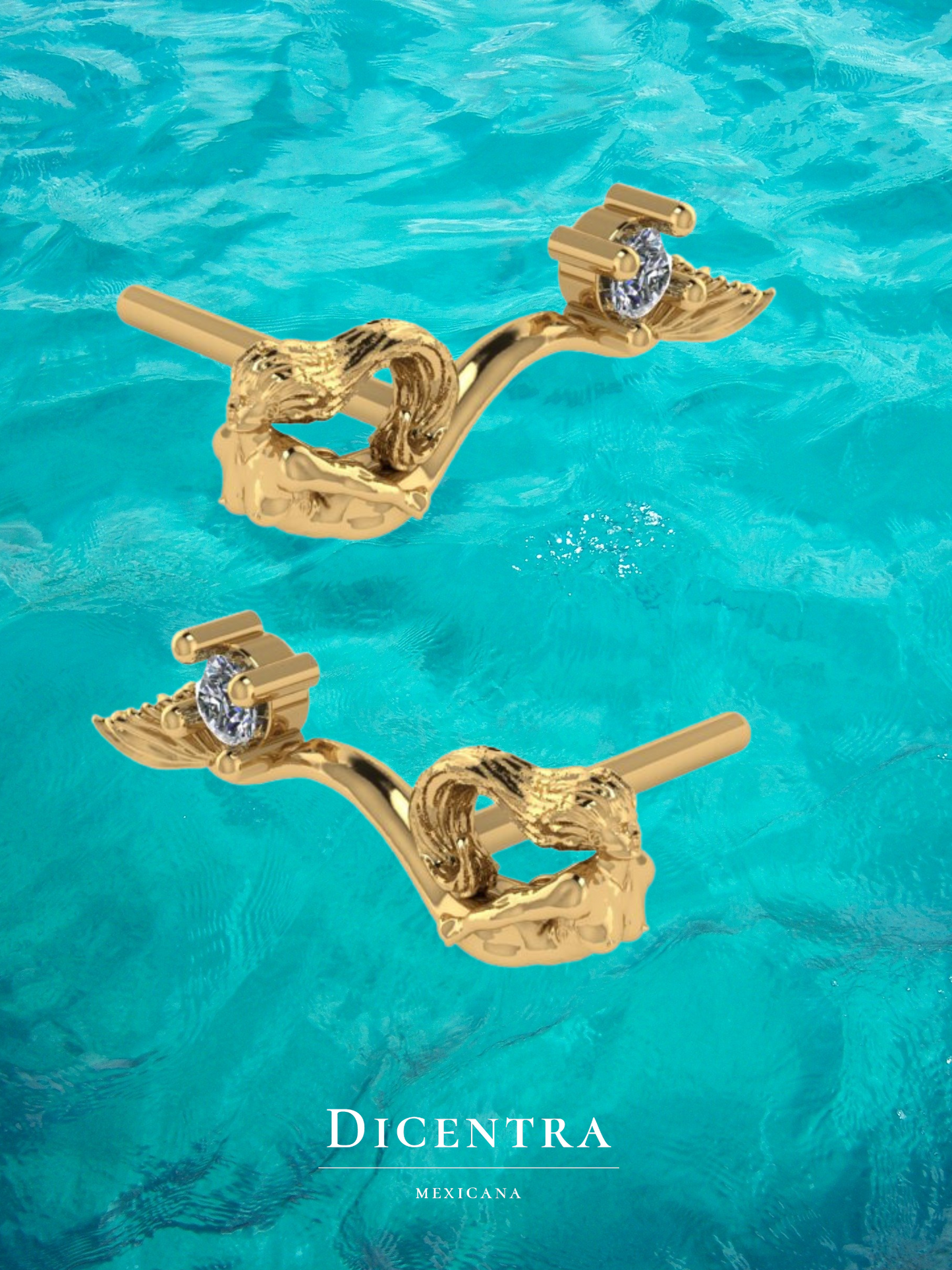 Aretes Sirena