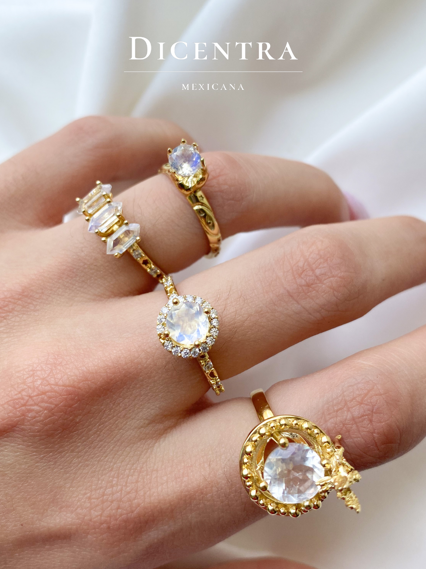 Anillo Fátima Piedra Luna