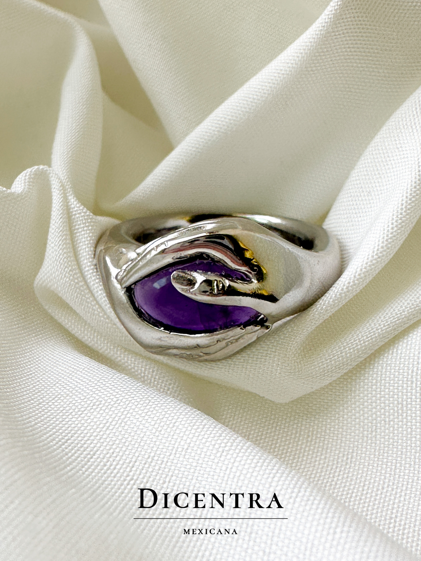 Anillo amor eterno Amatista