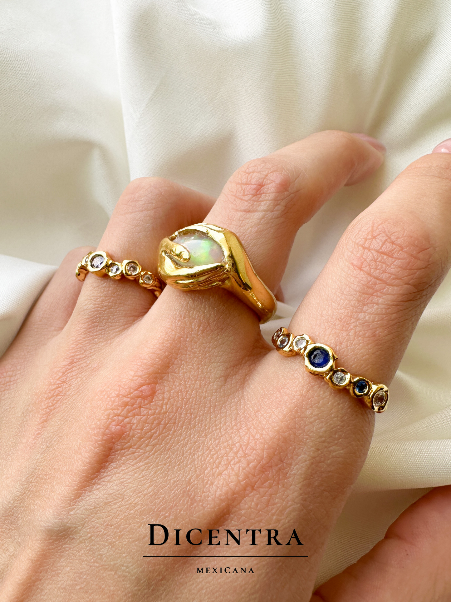 Anillo amor eterno Ópalo