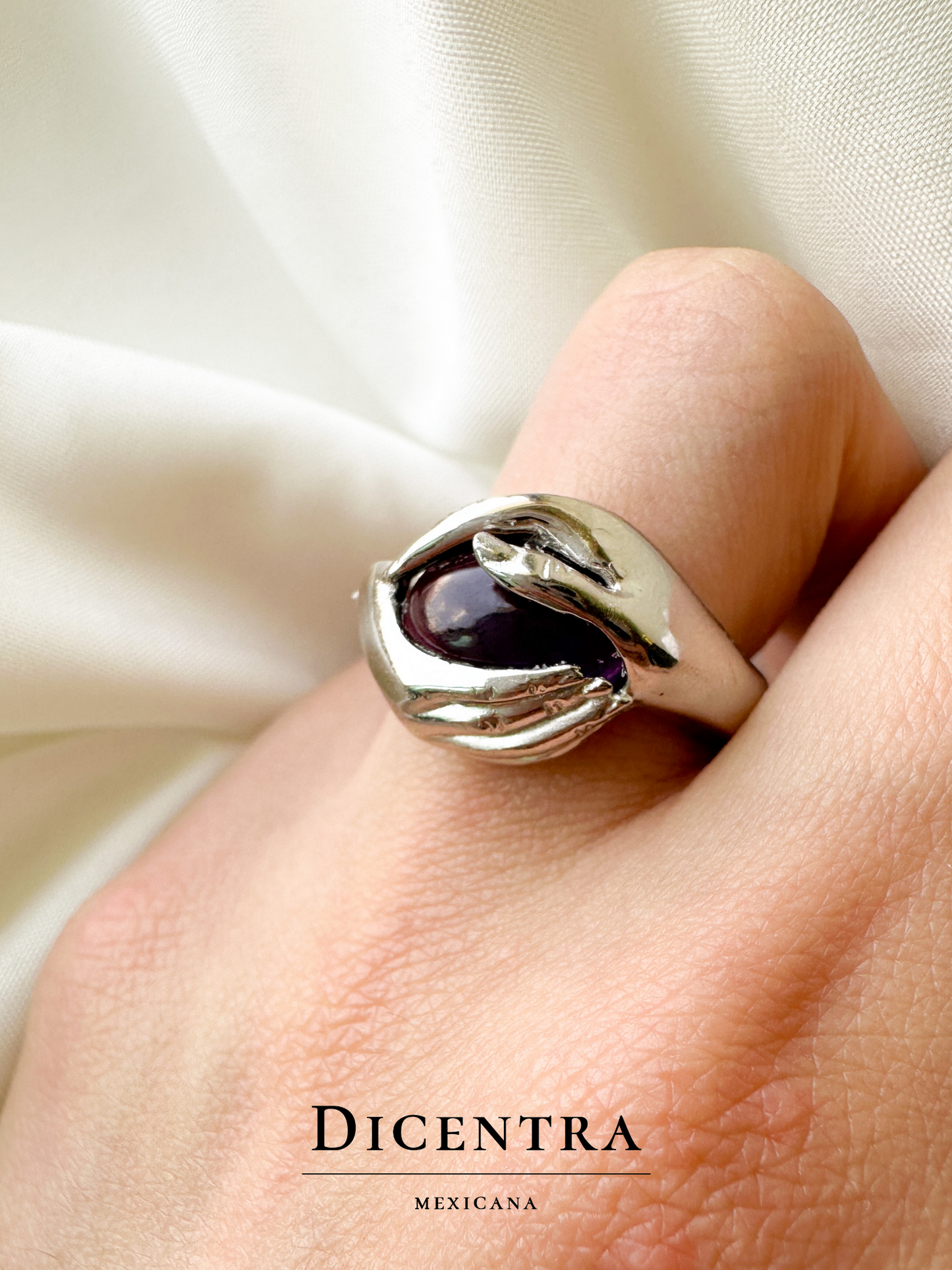 Anillo amor eterno Amatista