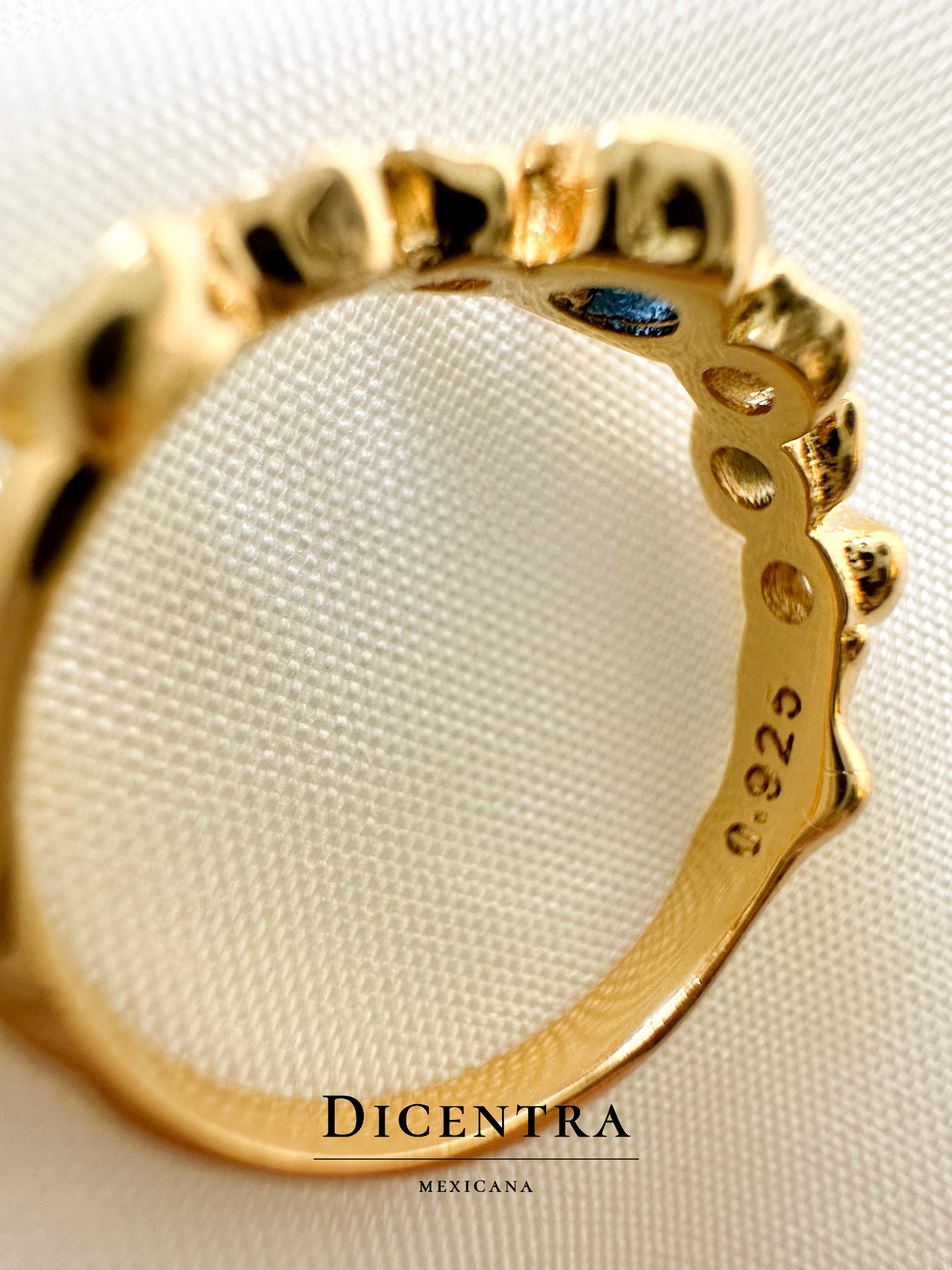 Anillo burbuja violeta