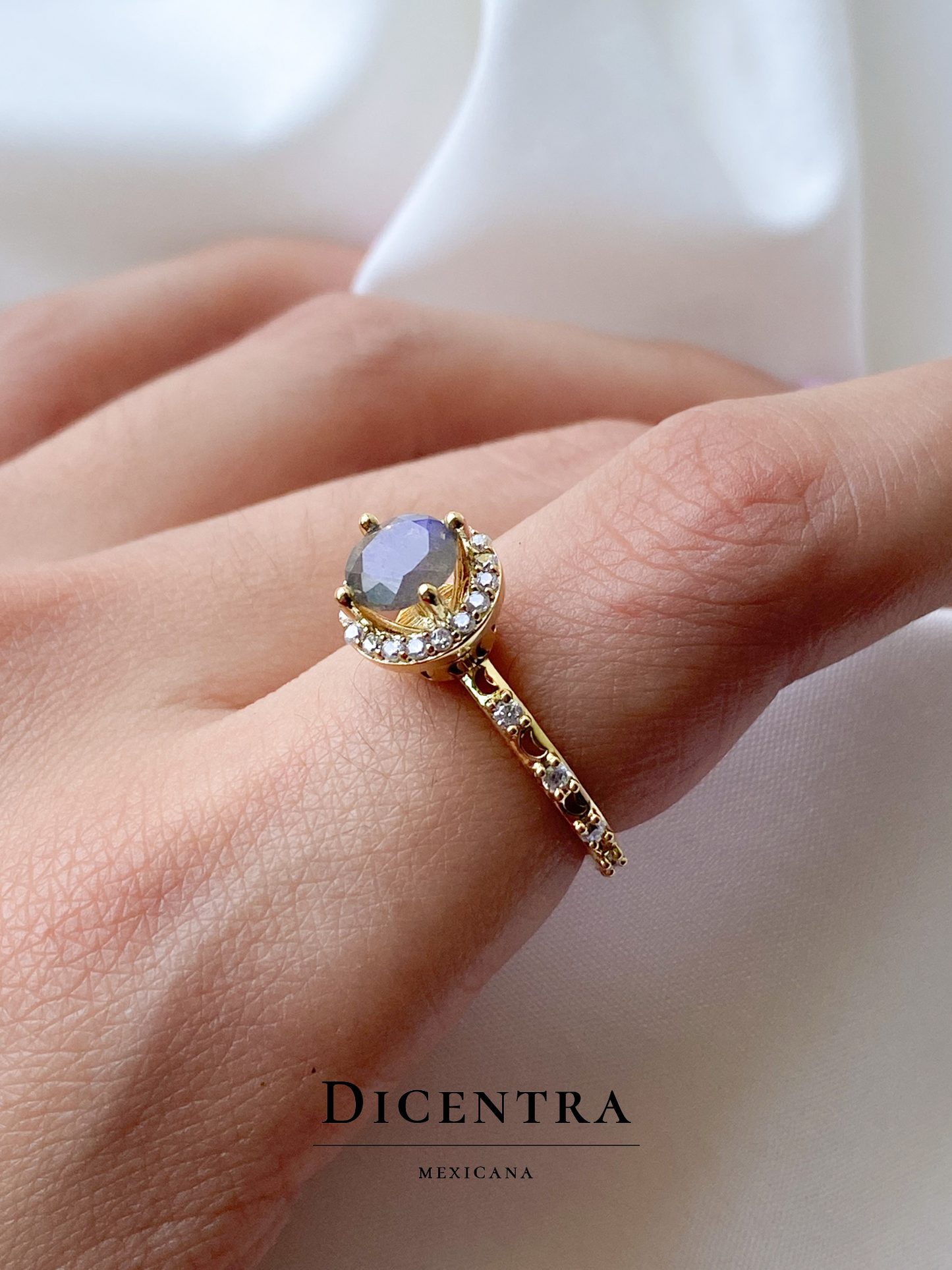 Anillo Fátima Labradorita