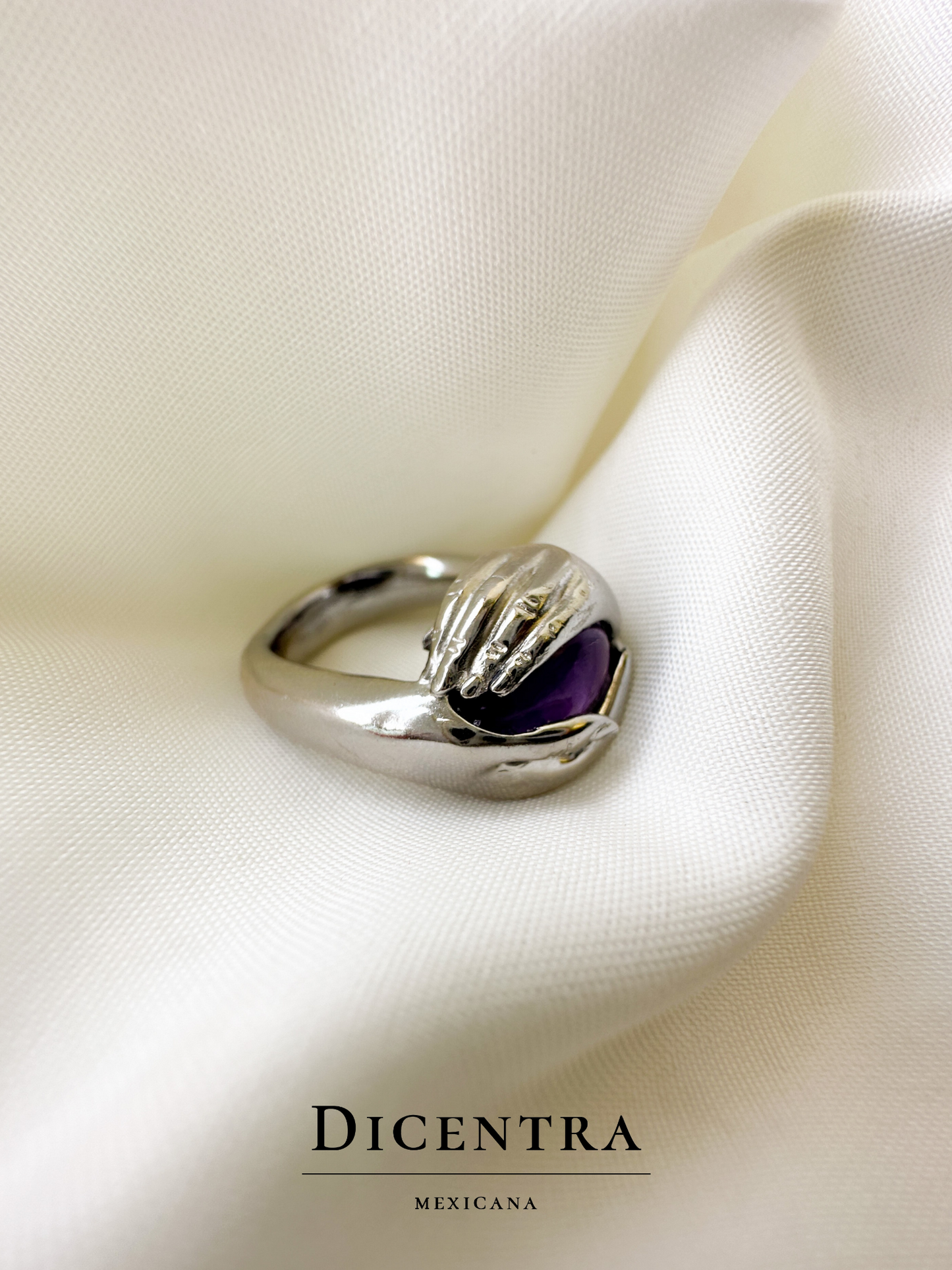 Anillo amor eterno Amatista