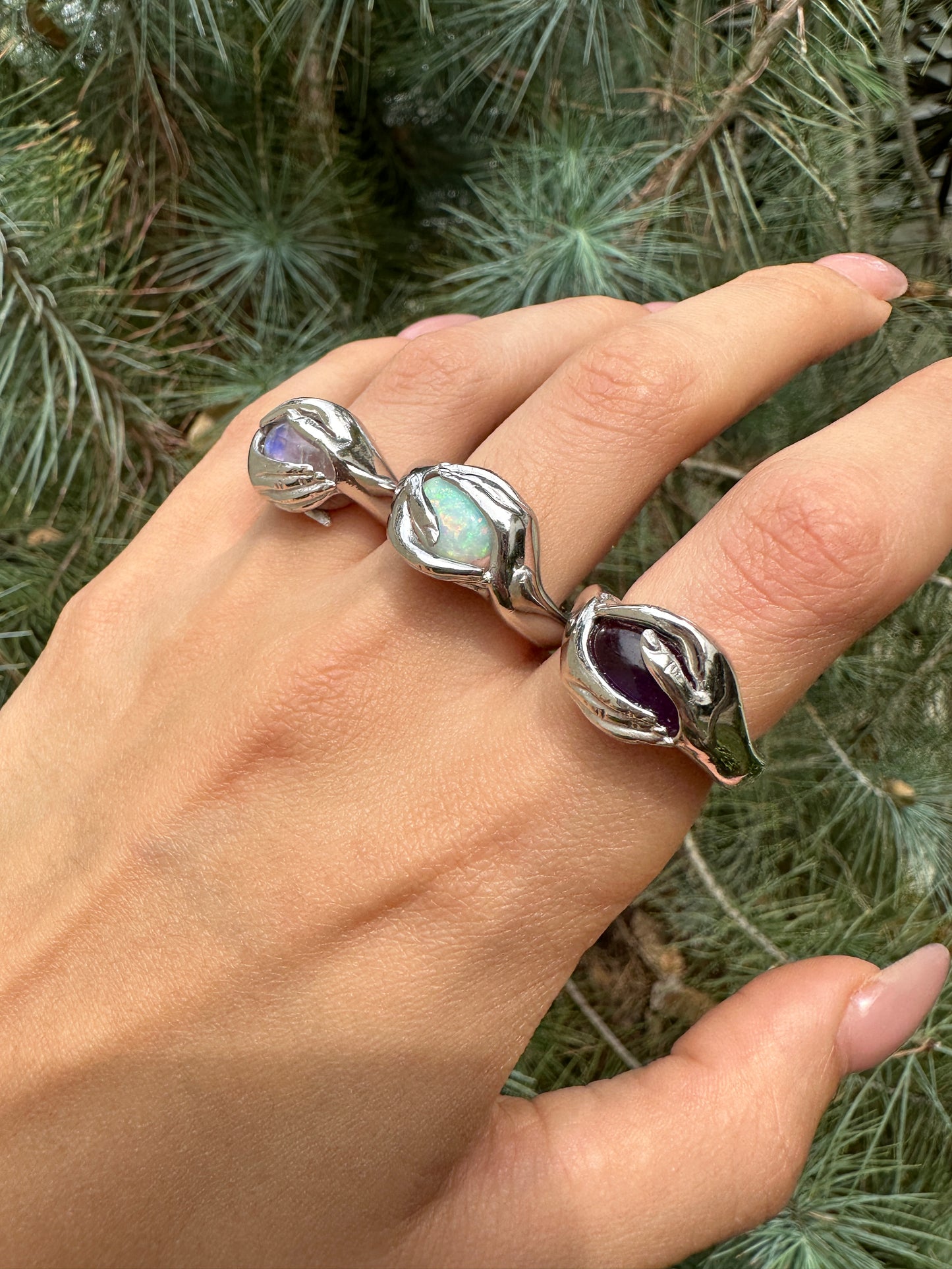 Anillo amor eterno Piedra luna
