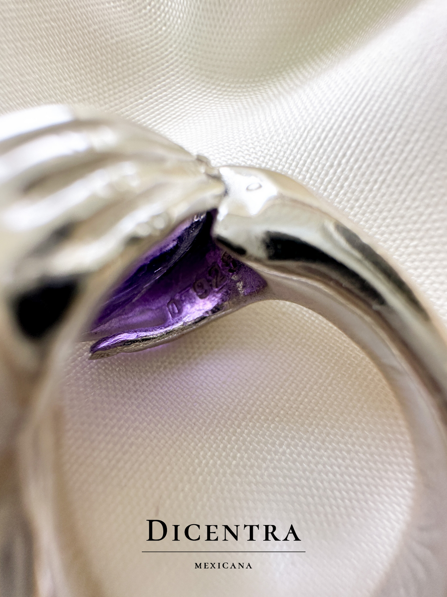 Anillo amor eterno Amatista
