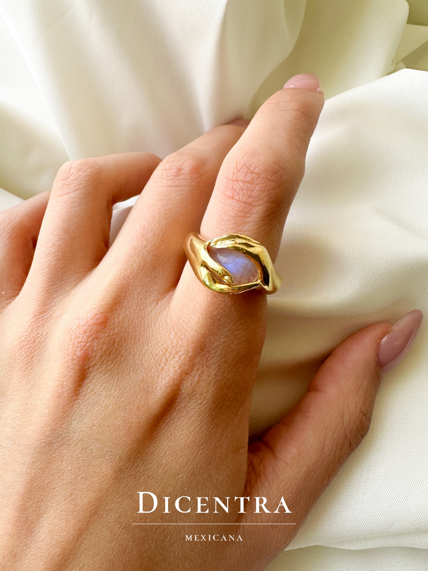 Anillo amor eterno Piedra luna