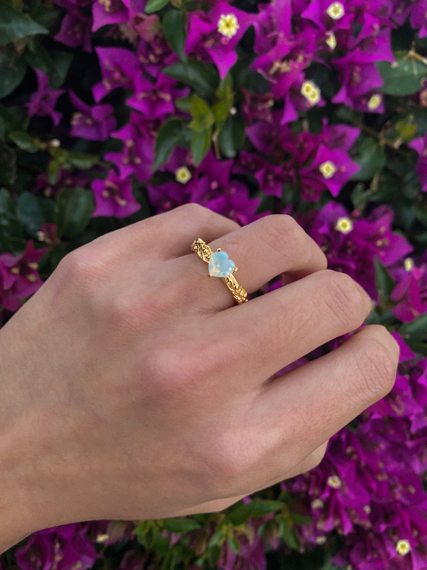 Anillo Bosque Encantado San Valentín Plata .925
