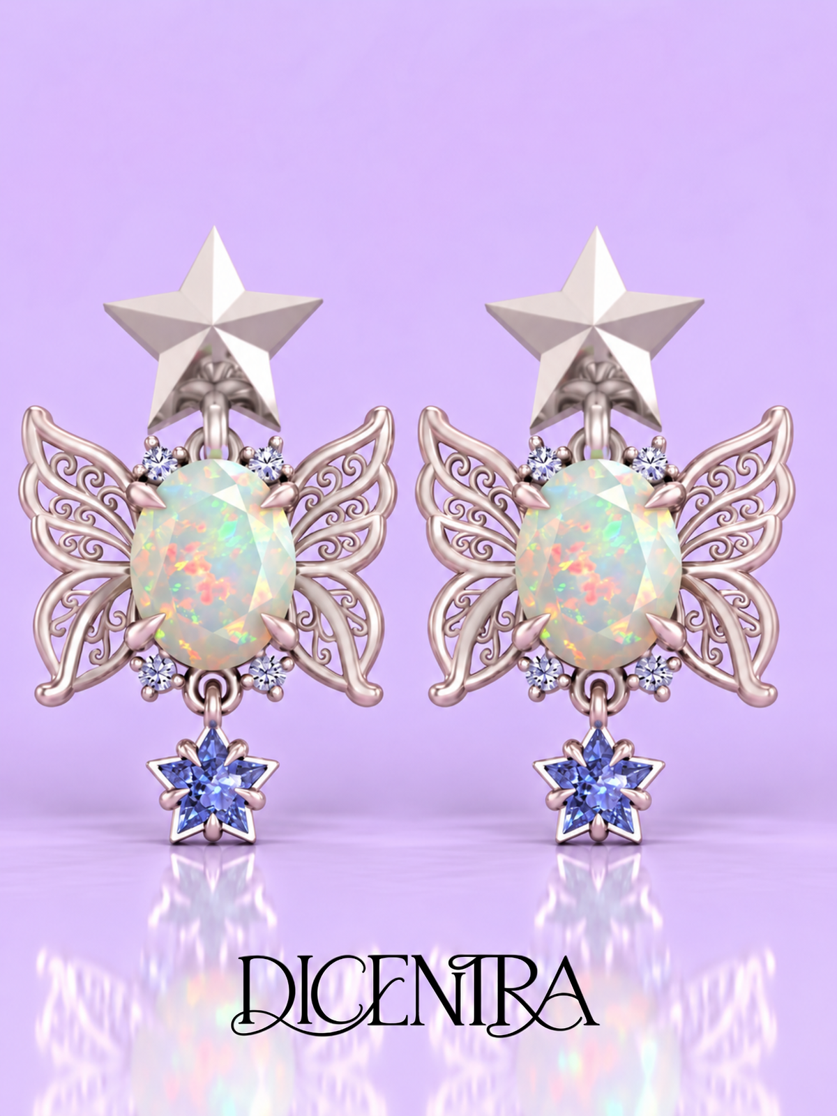 Aretes Mariposa