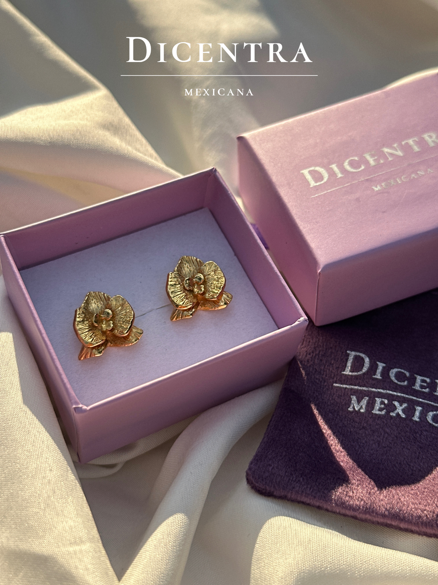 Aretes Orquídea