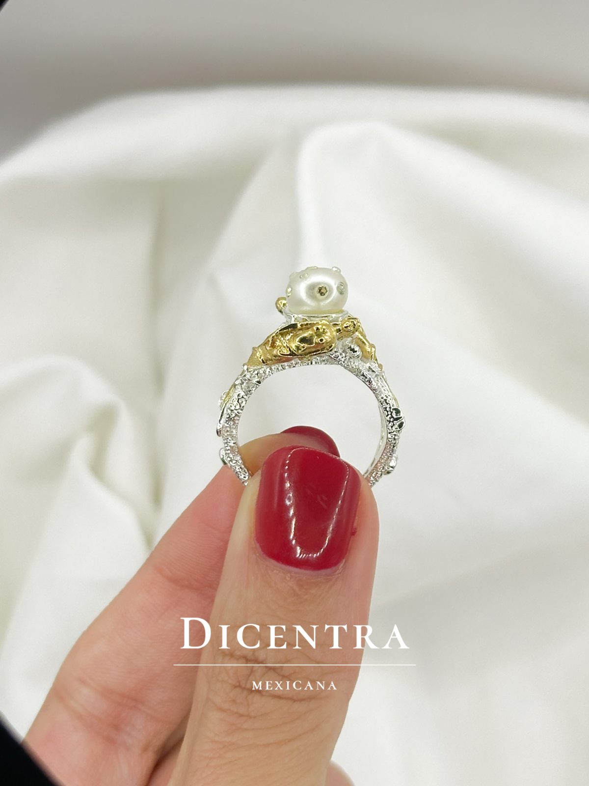 Anillo Sirena Perla Ed. Especial