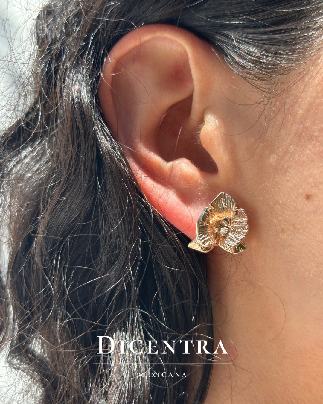 Aretes Orquídea