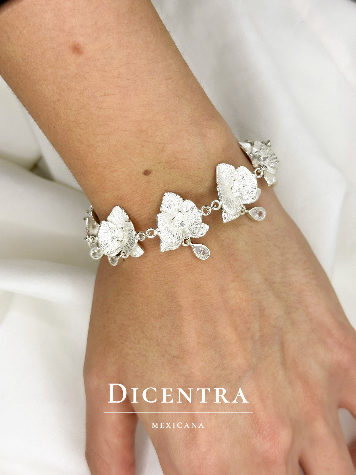 Pulsera Orquídea Ed. navideña