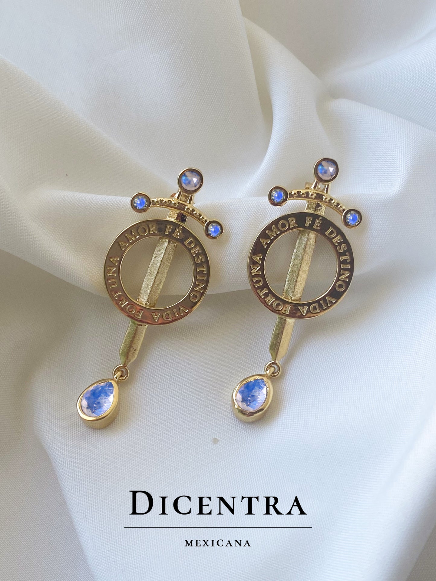 Aretes Fortuna Ed. Especial Piedra luna