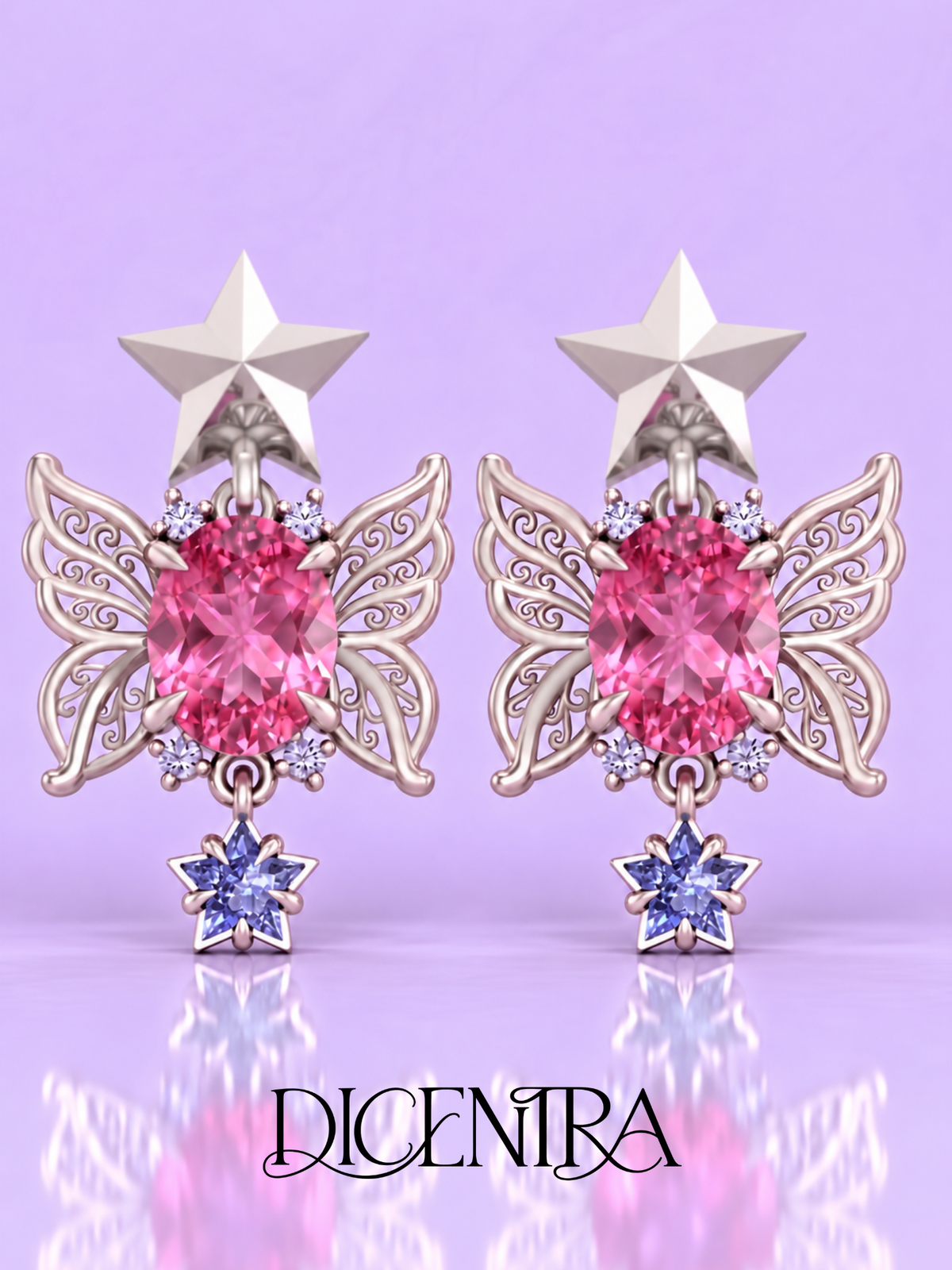 Aretes Mariposa