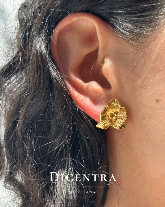 Aretes Orquídea