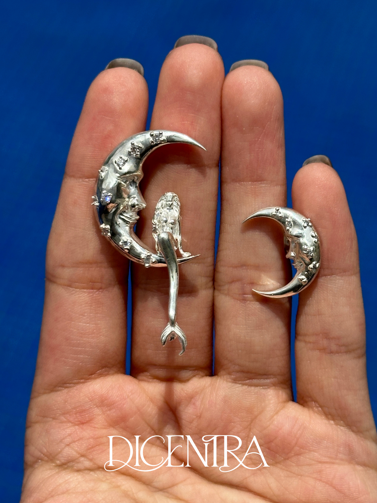 Aretes Sirena de Media Noche