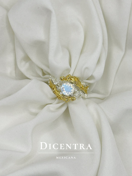 Anillo Sirena Piedra Luna
