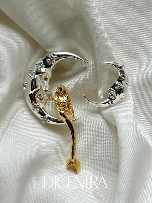 Aretes Sirena de Media Noche