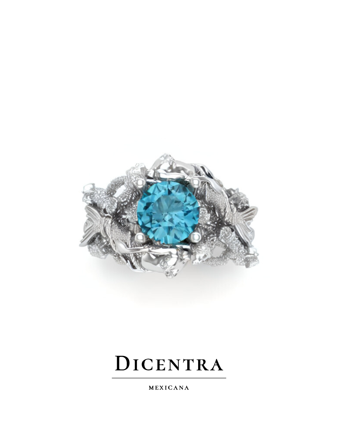 Anillo Sirena oro 14K