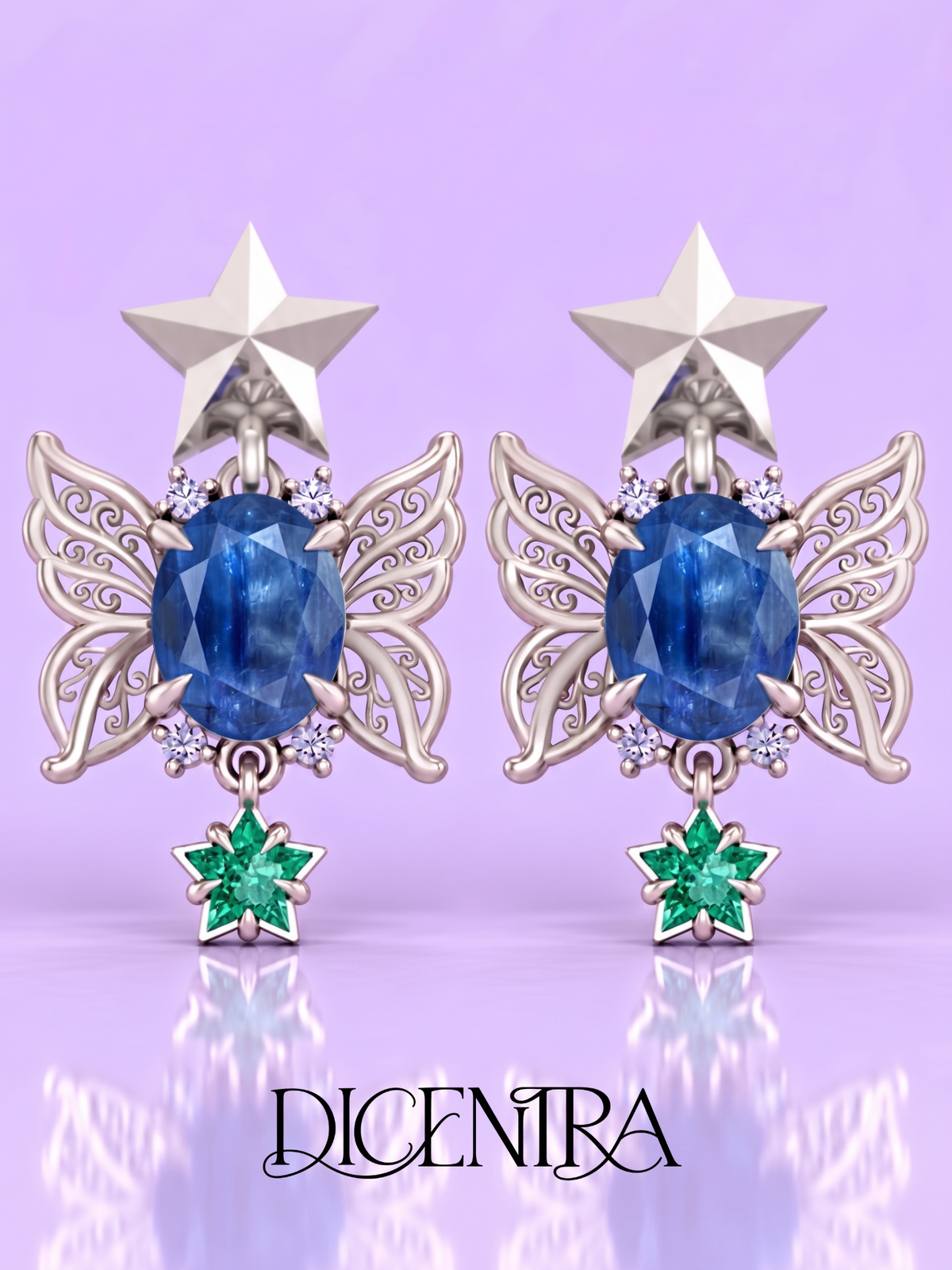 Aretes Mariposa