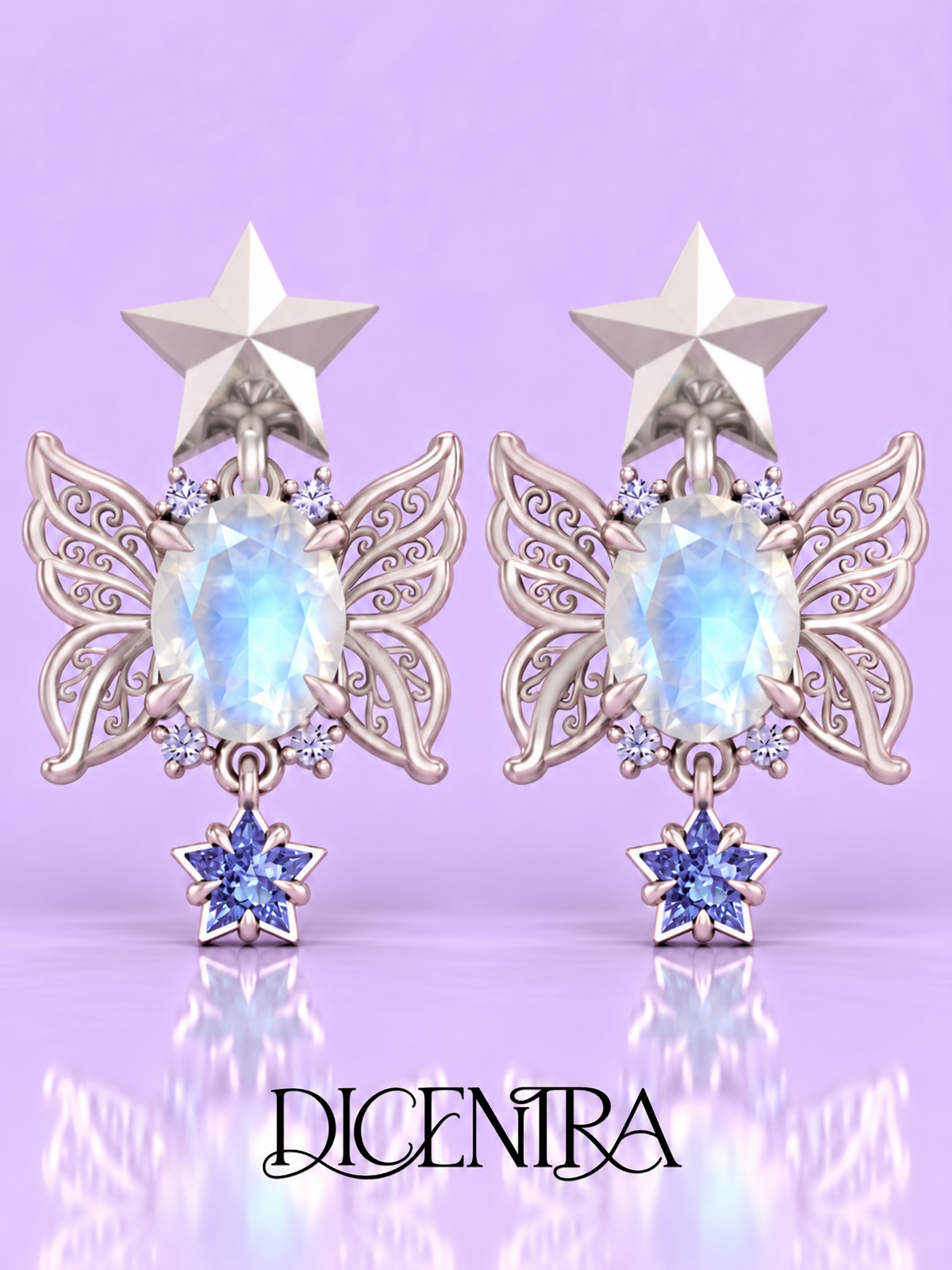 Aretes Mariposa