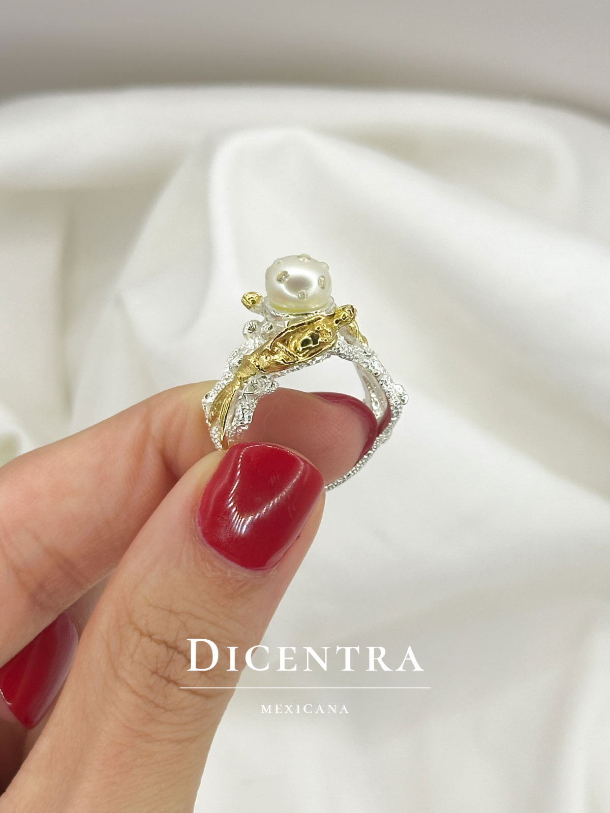 Anillo Sirena Perla Ed. Especial