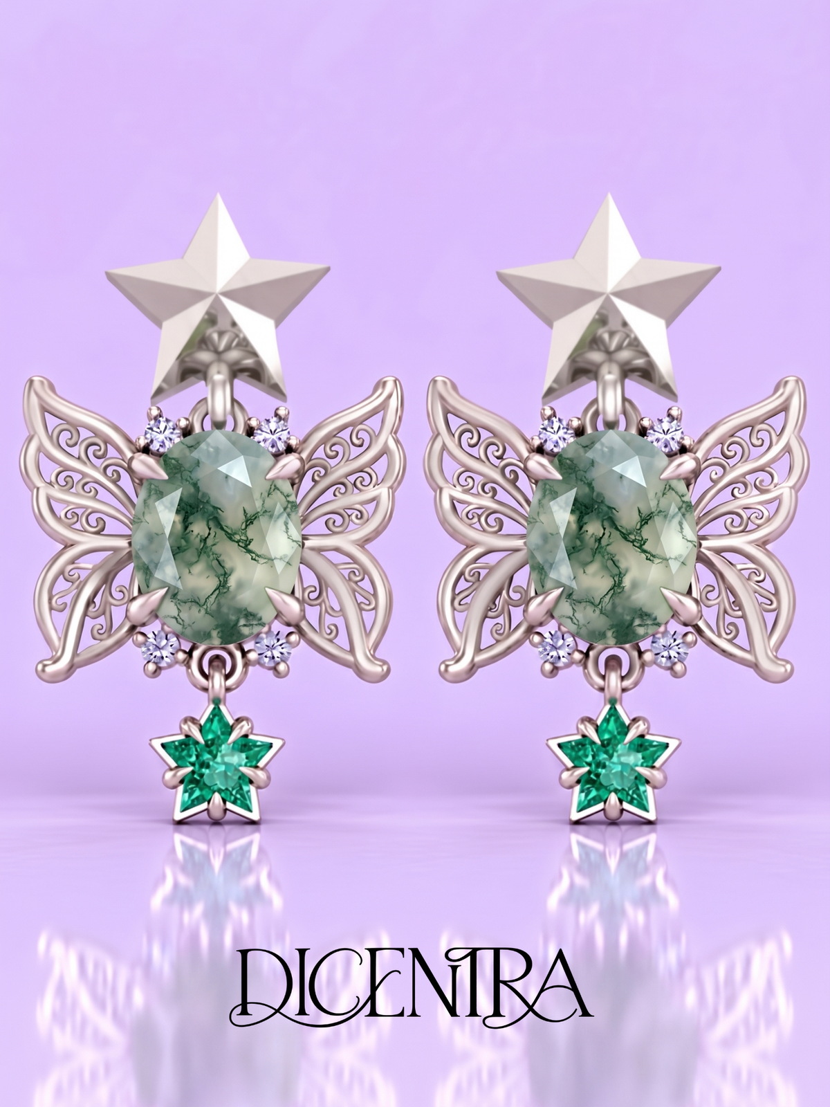 Aretes Mariposa