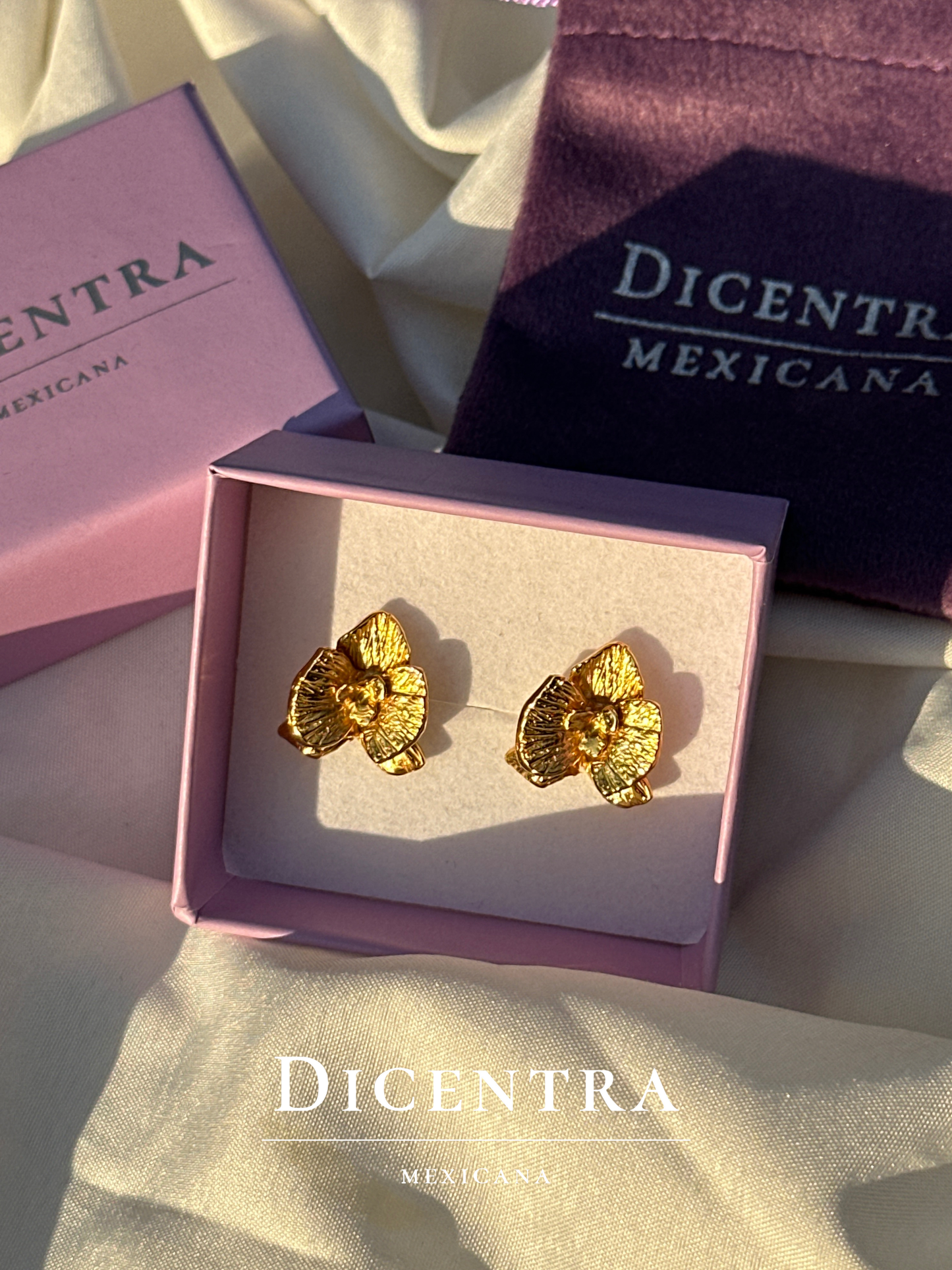 Aretes Orquídea