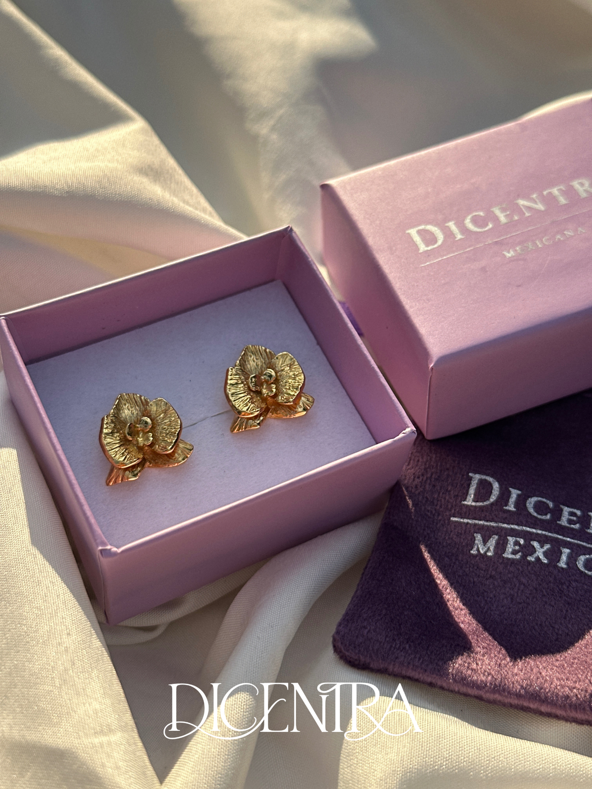 Aretes Orquídea