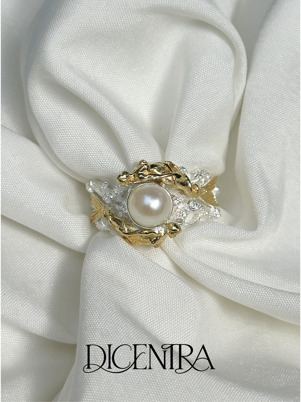 Anillo Sirena Perla