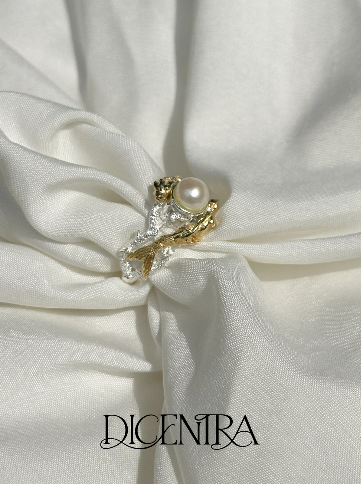 Anillo Sirena Perla