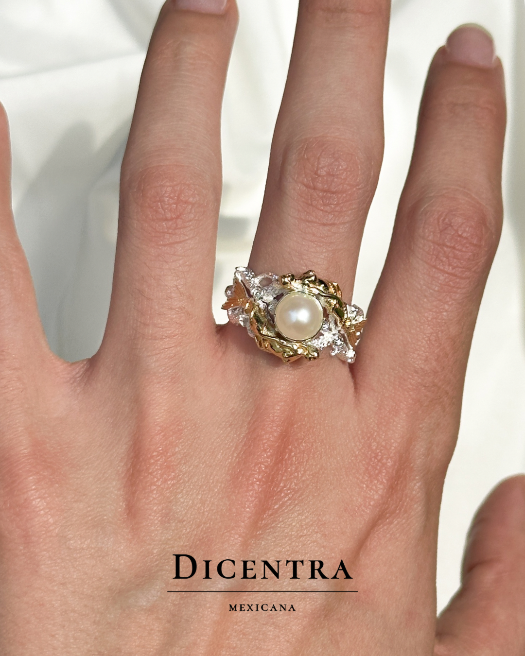 Anillo Sirena Perla (Pre venta)