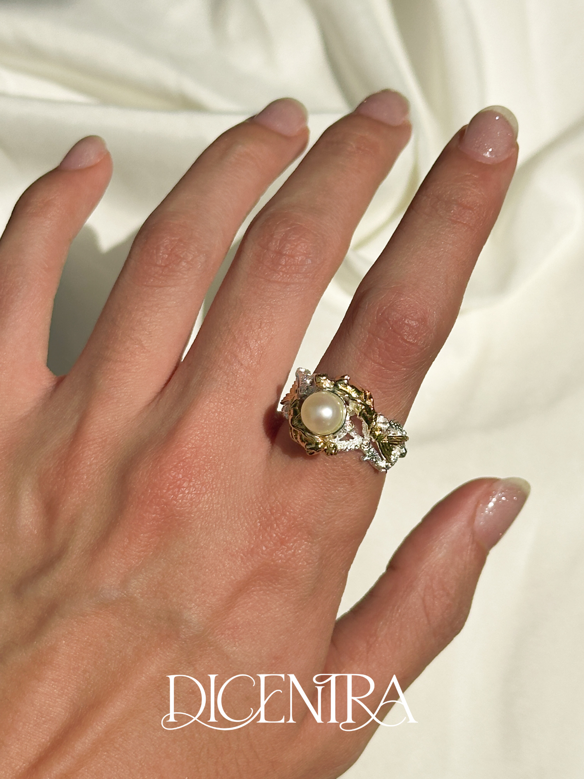Anillo Sirena Perla